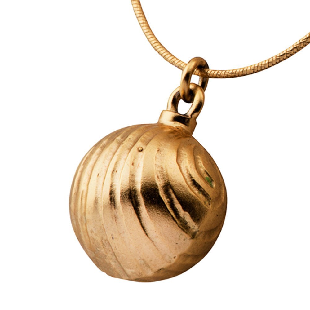 14K Gold Bell Necklace