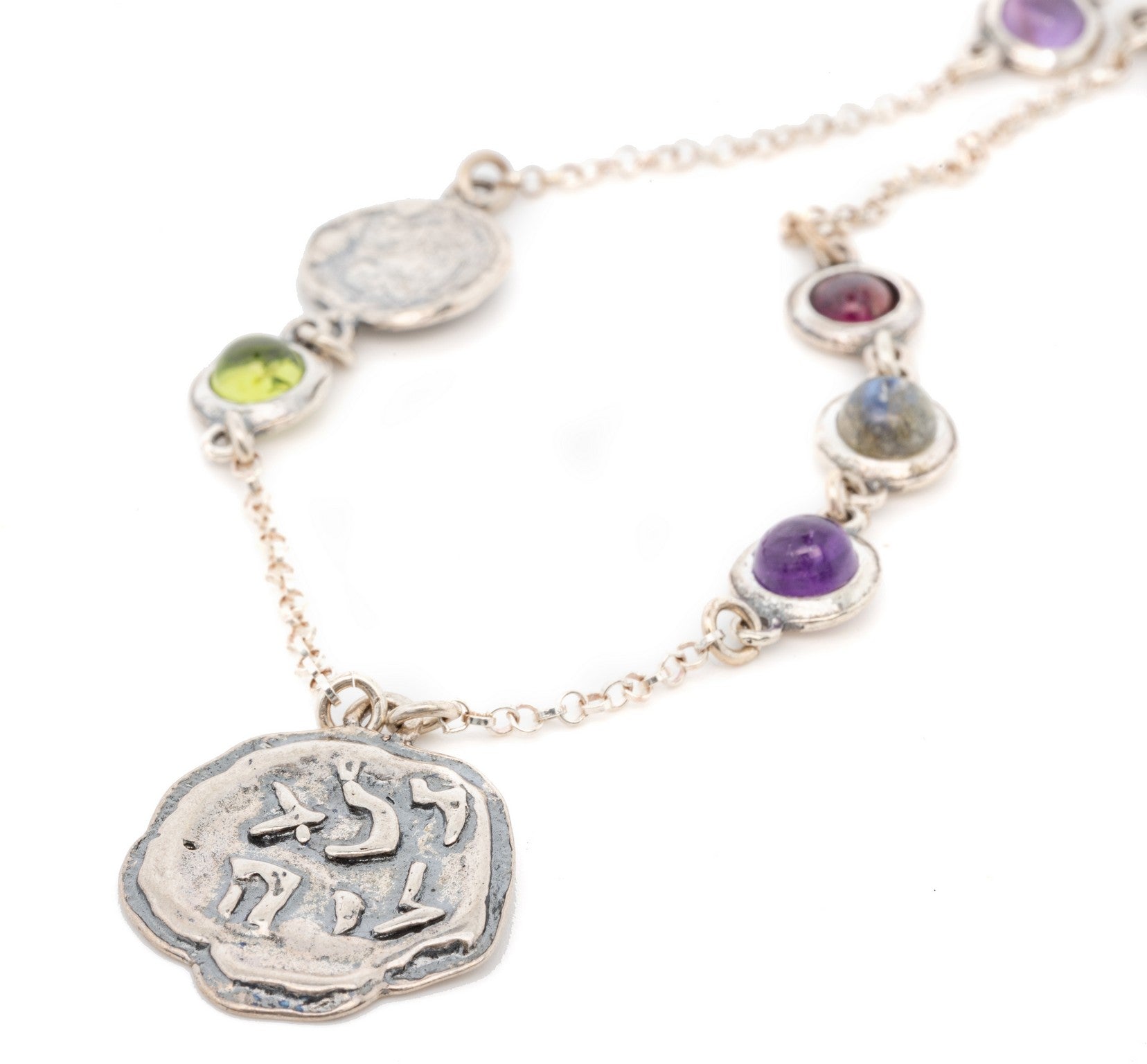 Pure for God Silver Coin Necklace