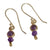 Queen Helene Purple Gemstone Earrings