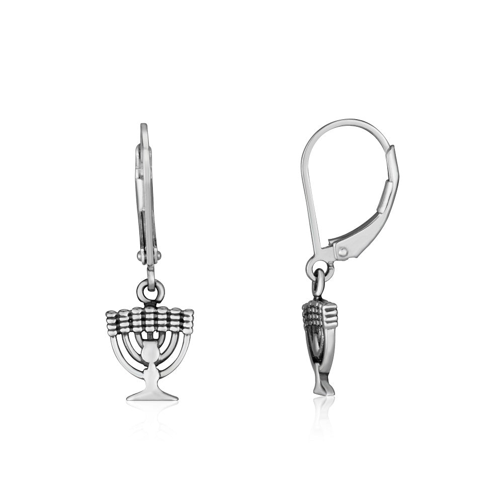 Menorah Earrings