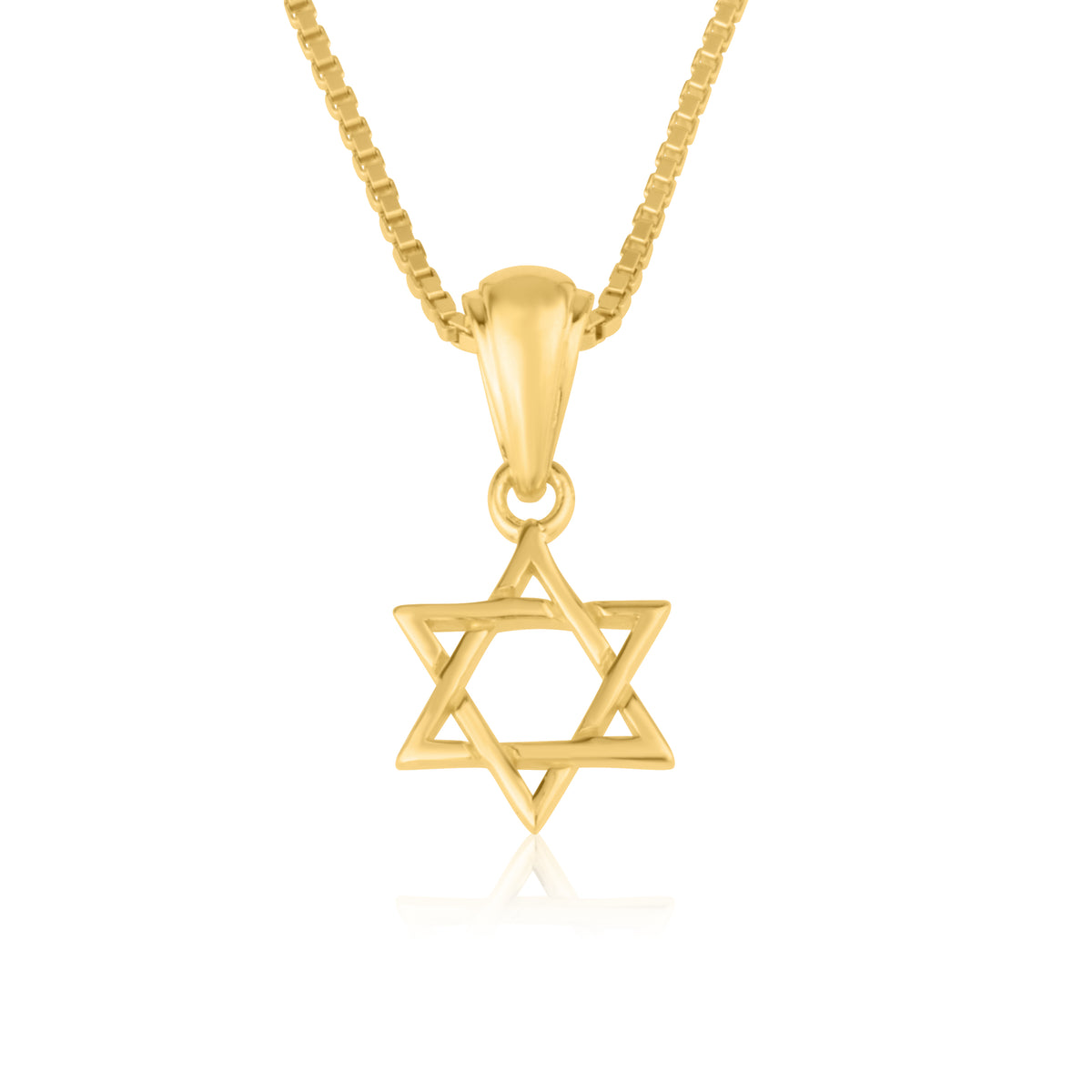 Star of David pendant gold