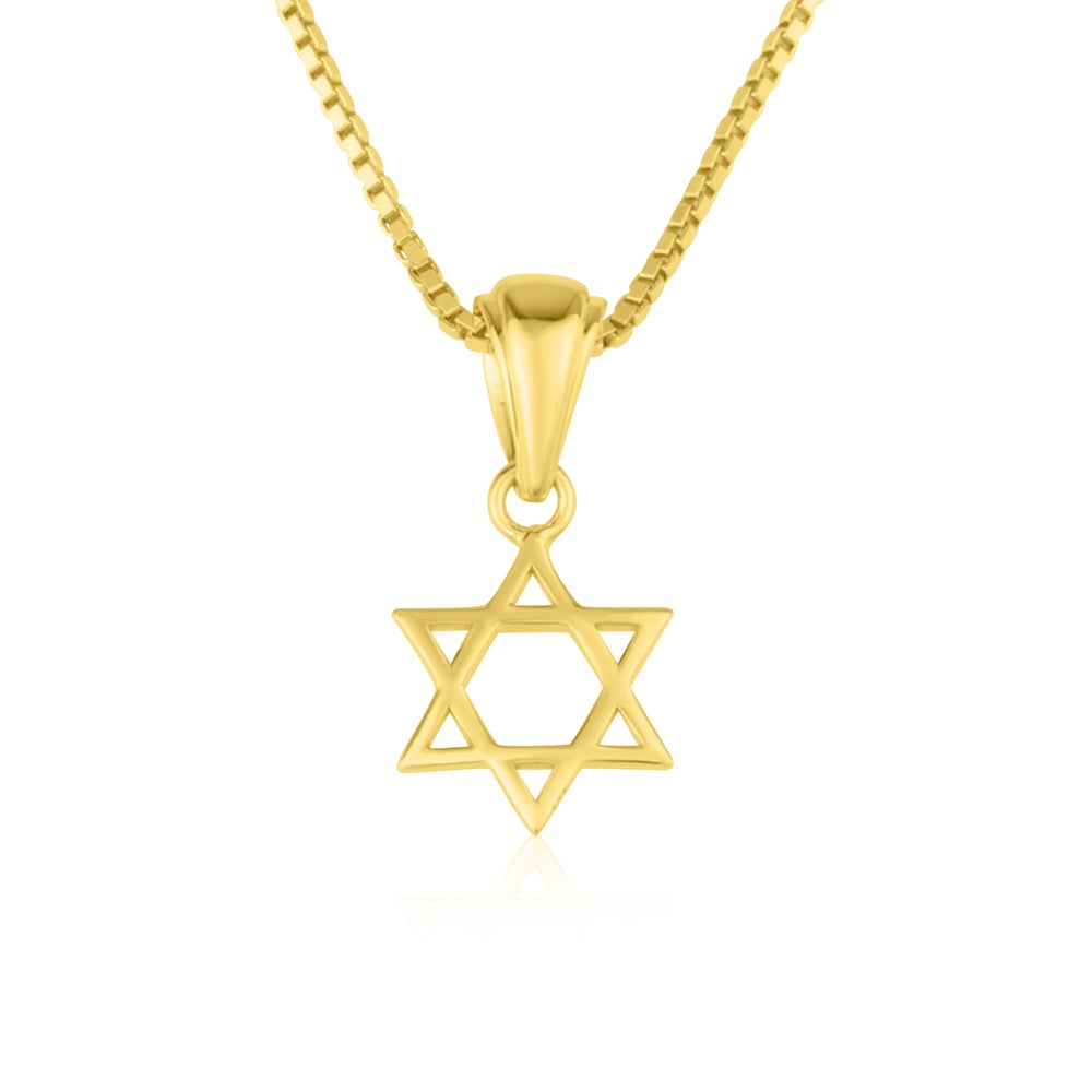 Star of David pendant gold