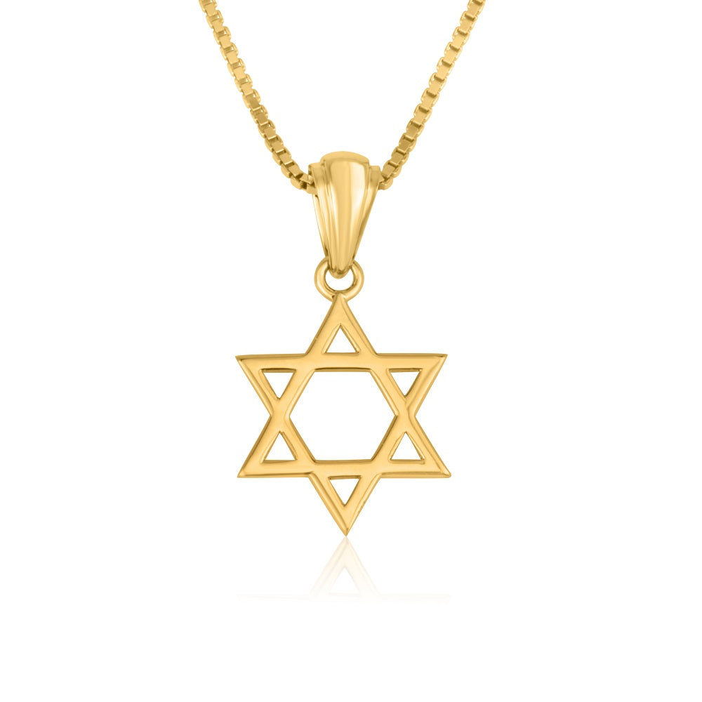 Star of David pendant gold