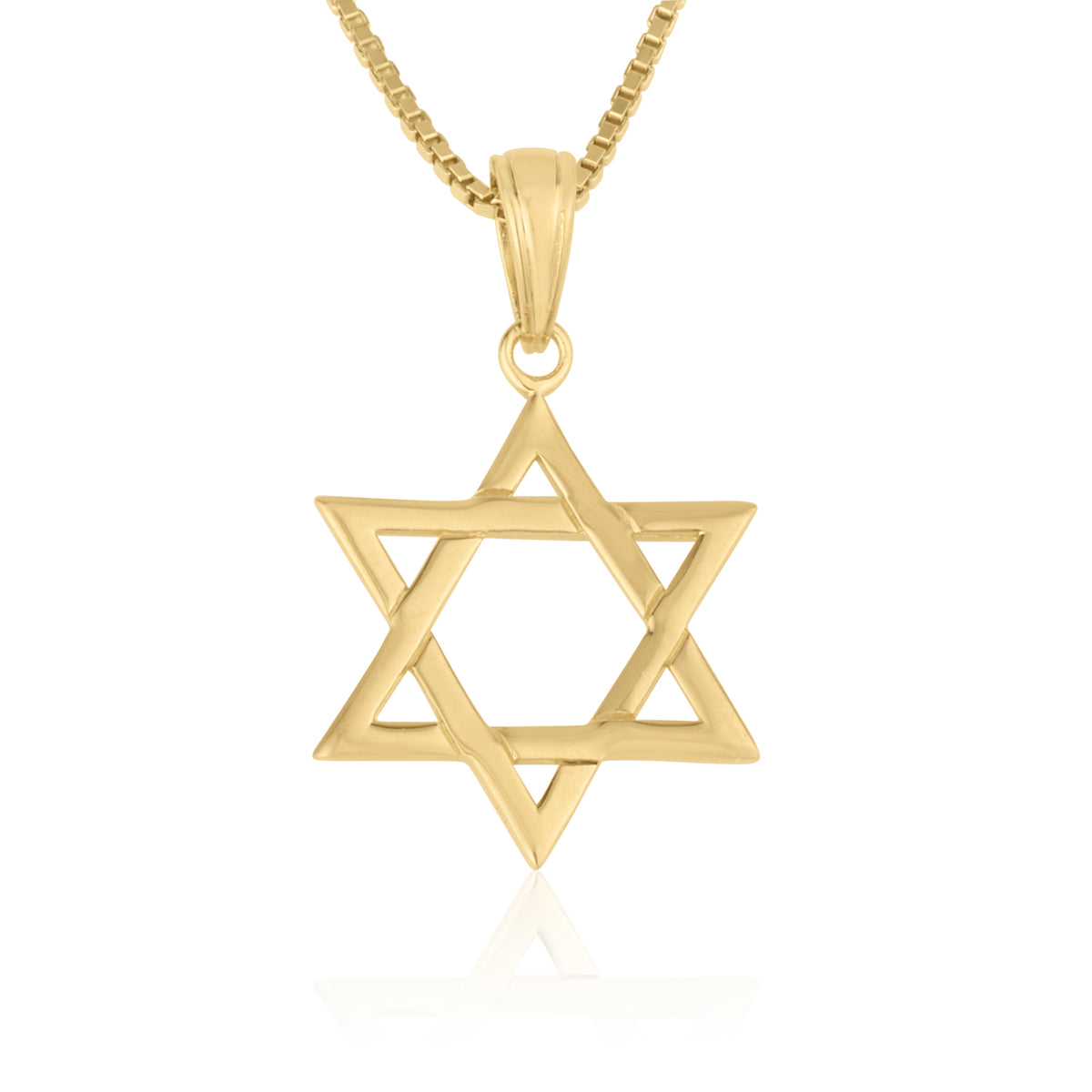 Star of David pendant gold