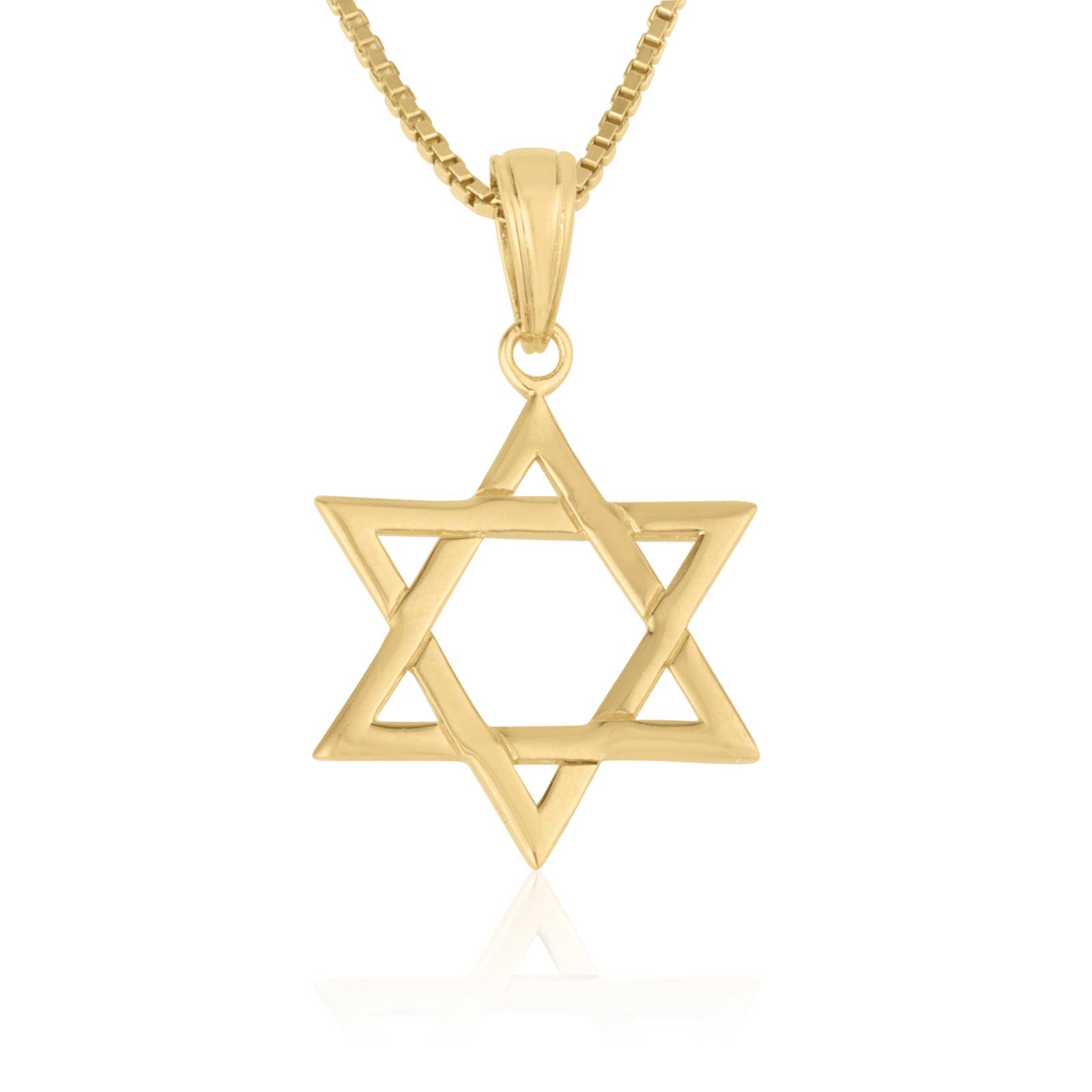 Star of David pendant gold
