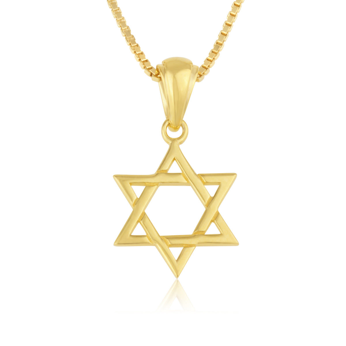 Star of David pendant gold