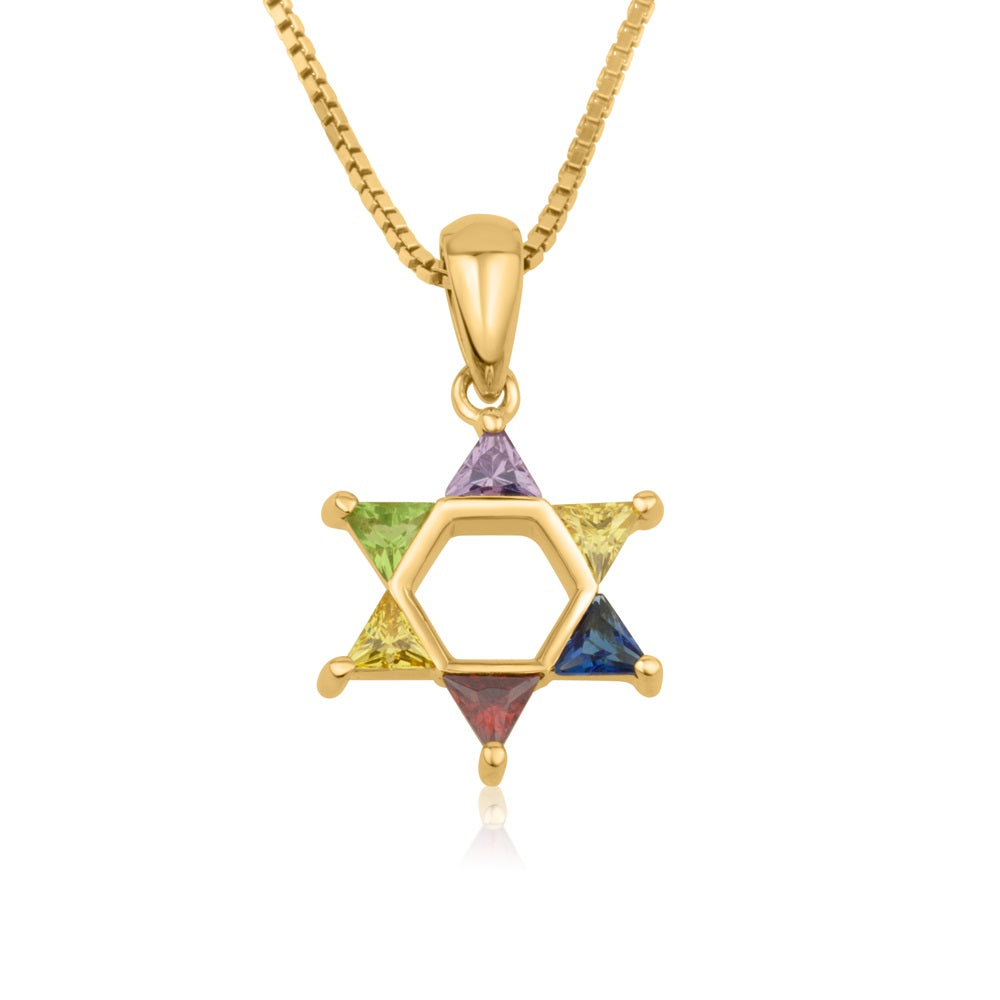 Star of David pendant gold