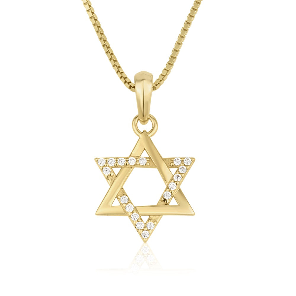 Star of David pendant gold