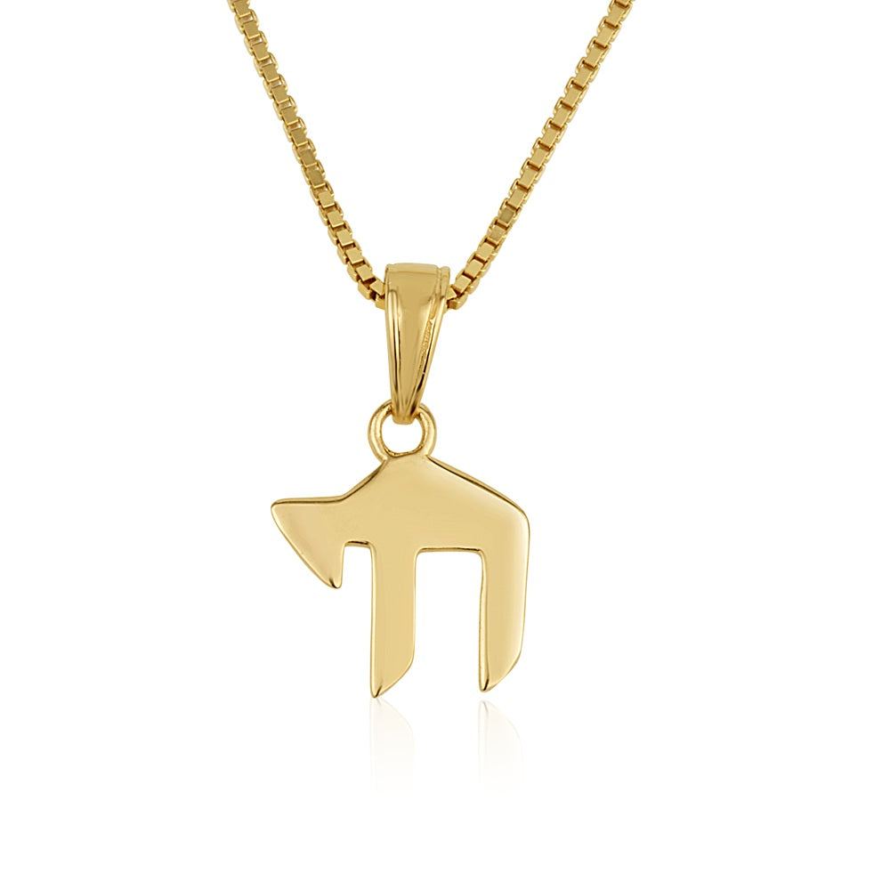 Chai pendant gold