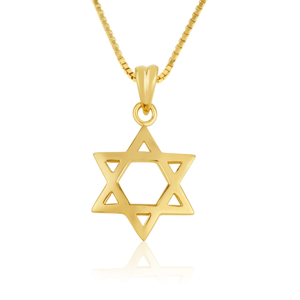 Star of David pendant gold