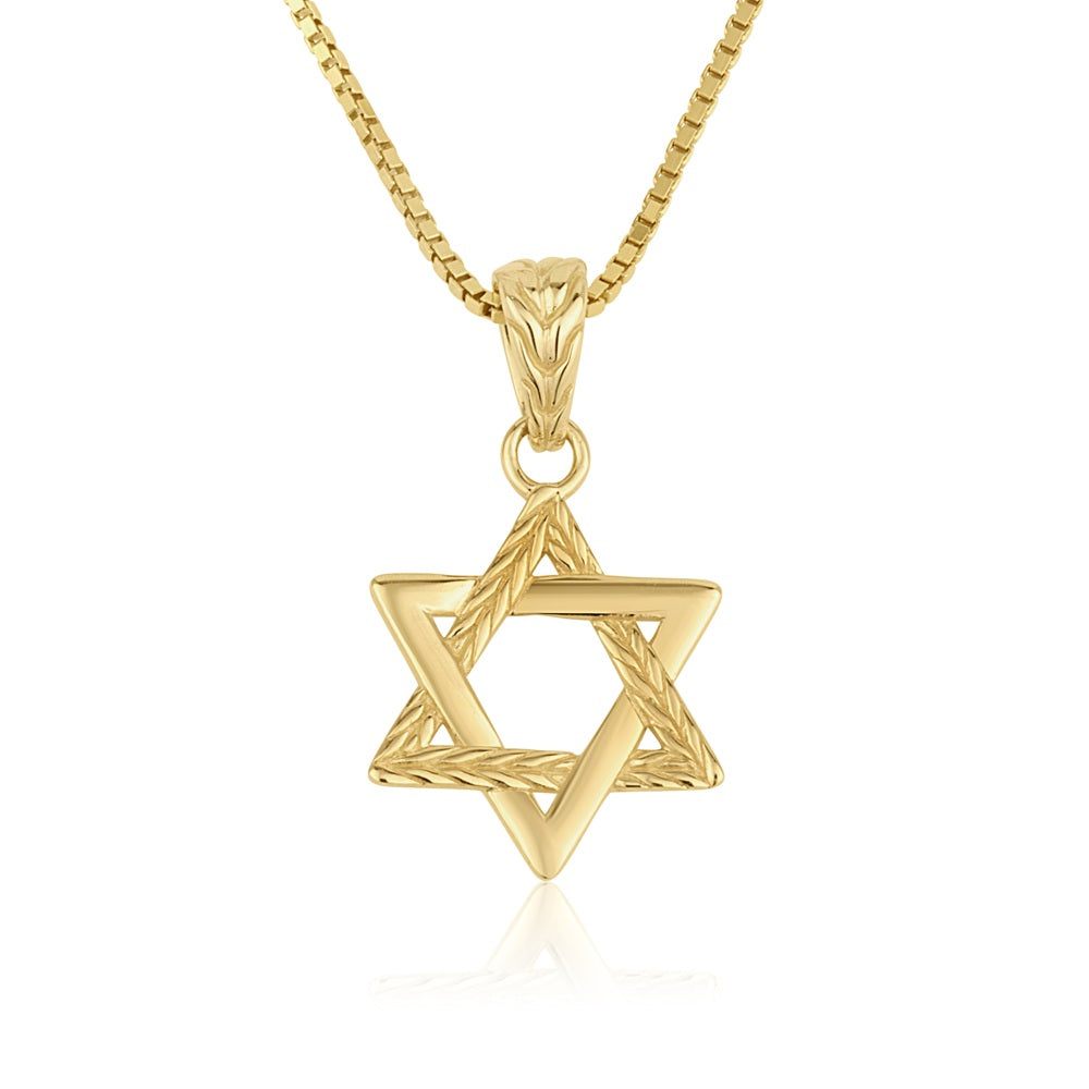Star of David pendant gold