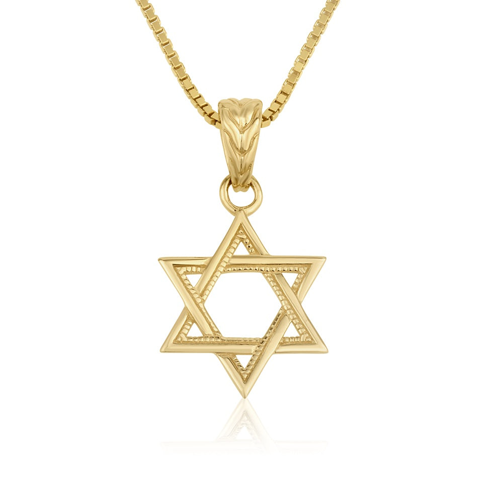 Star of David pendant gold