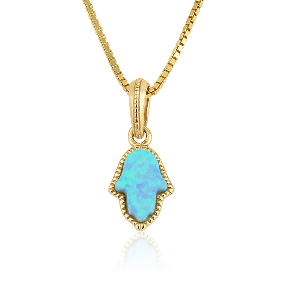 Hamsa pendant gold