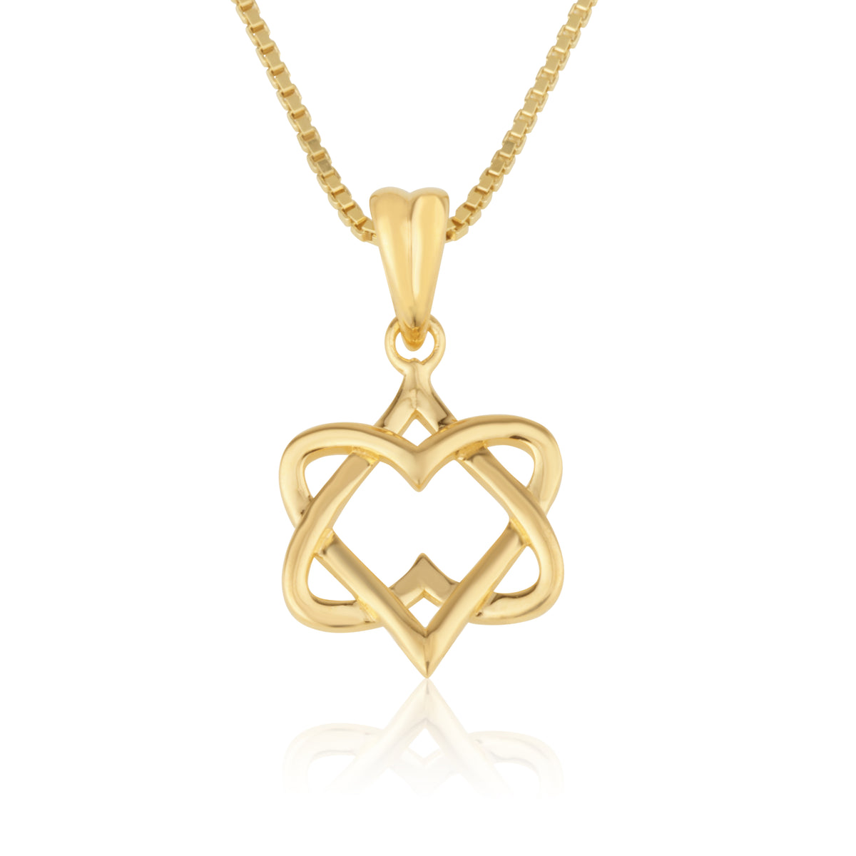 Star of David pendant gold