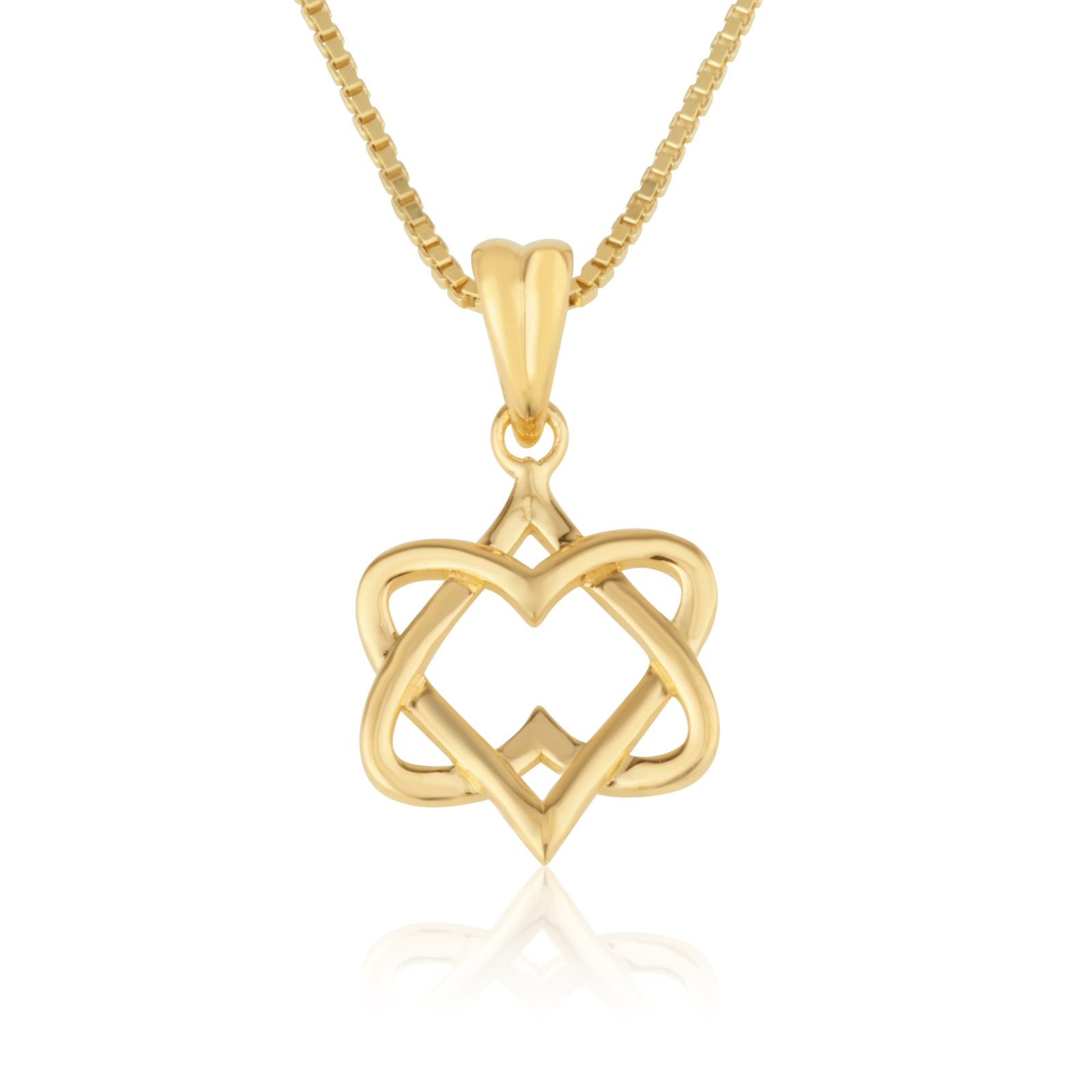 Star of David pendant gold