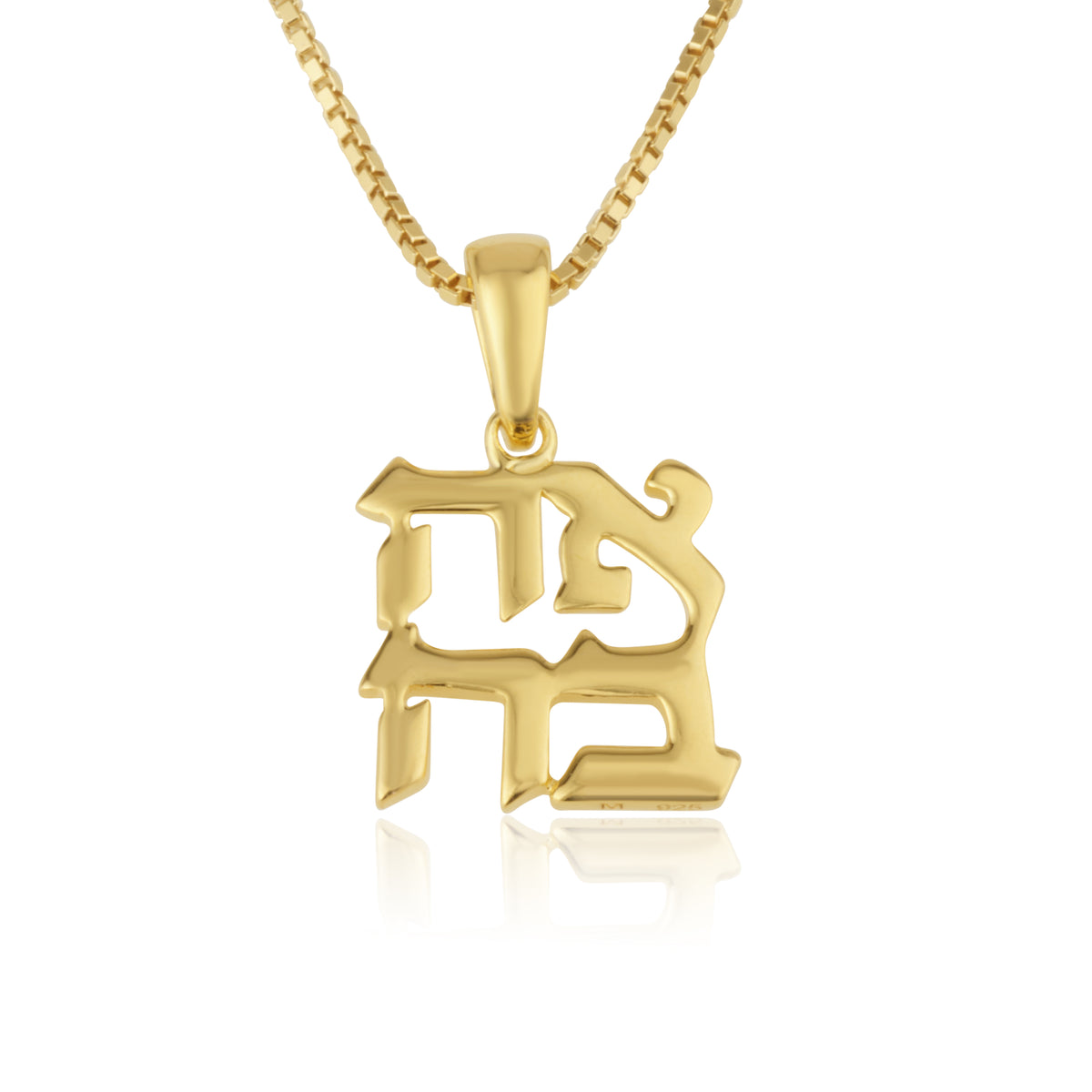 &quot;LOVE&quot; pendant gold