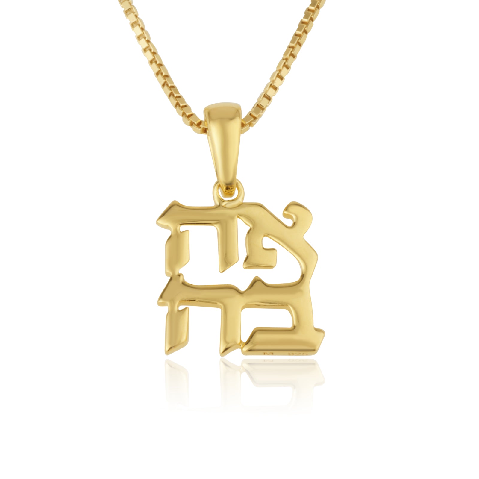 "LOVE" pendant gold