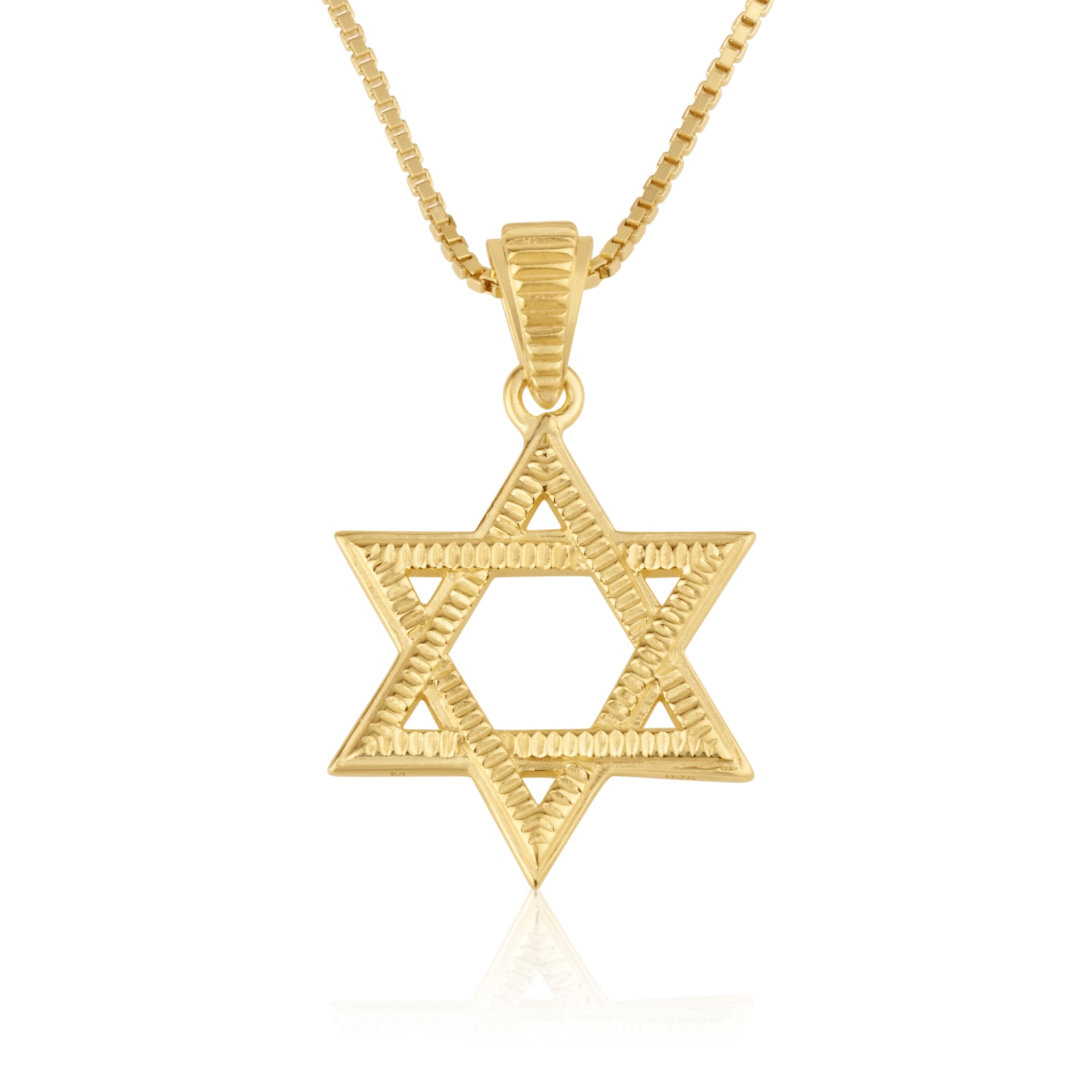 Star of David pendant gold