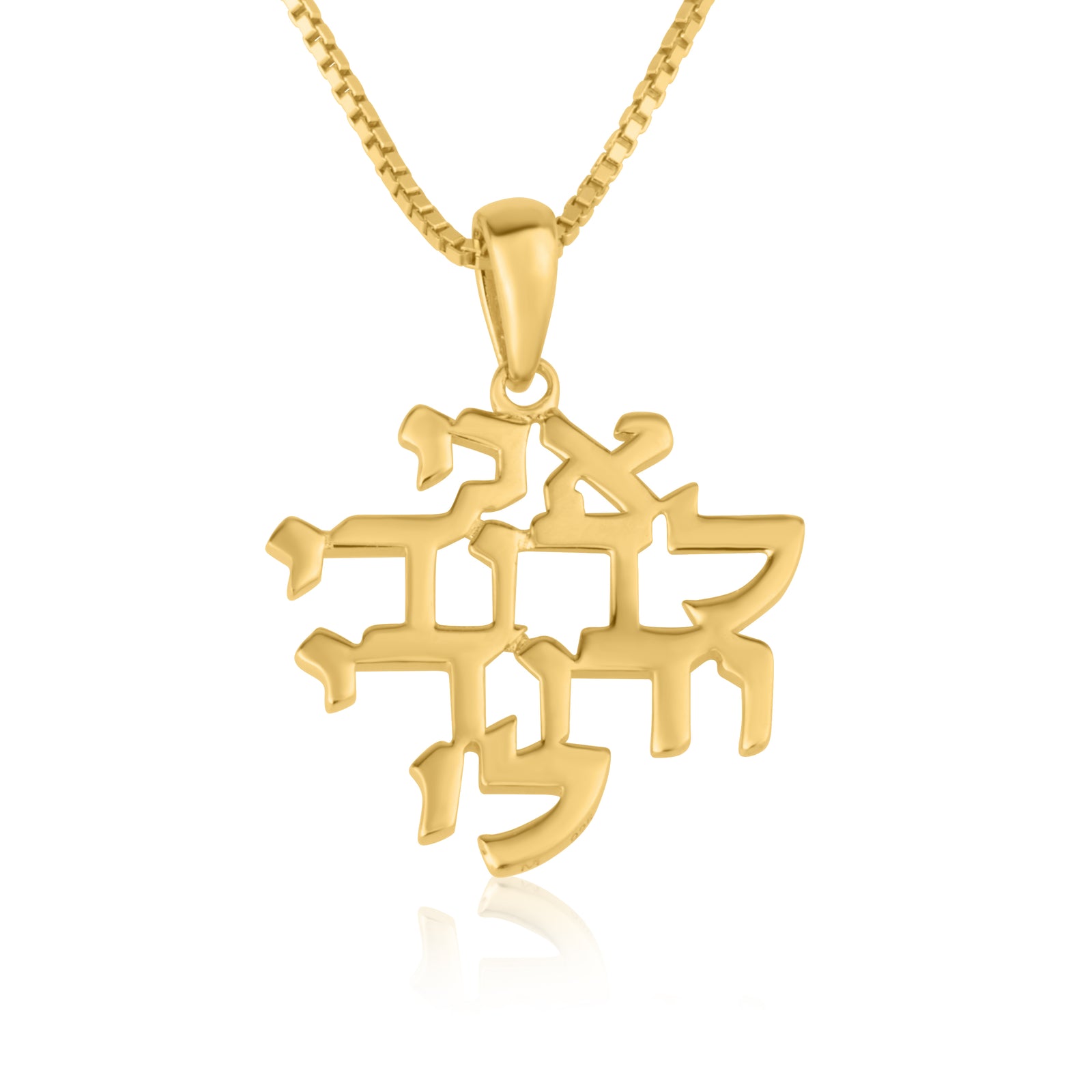 Ani L'dodi pendant gold
