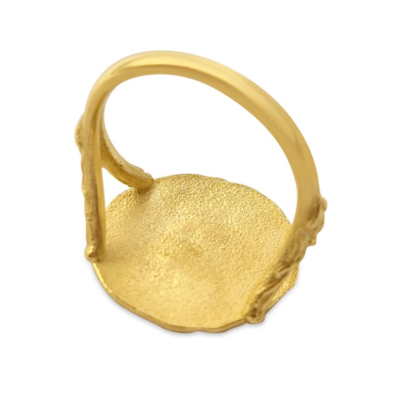 Gold half shekel ring