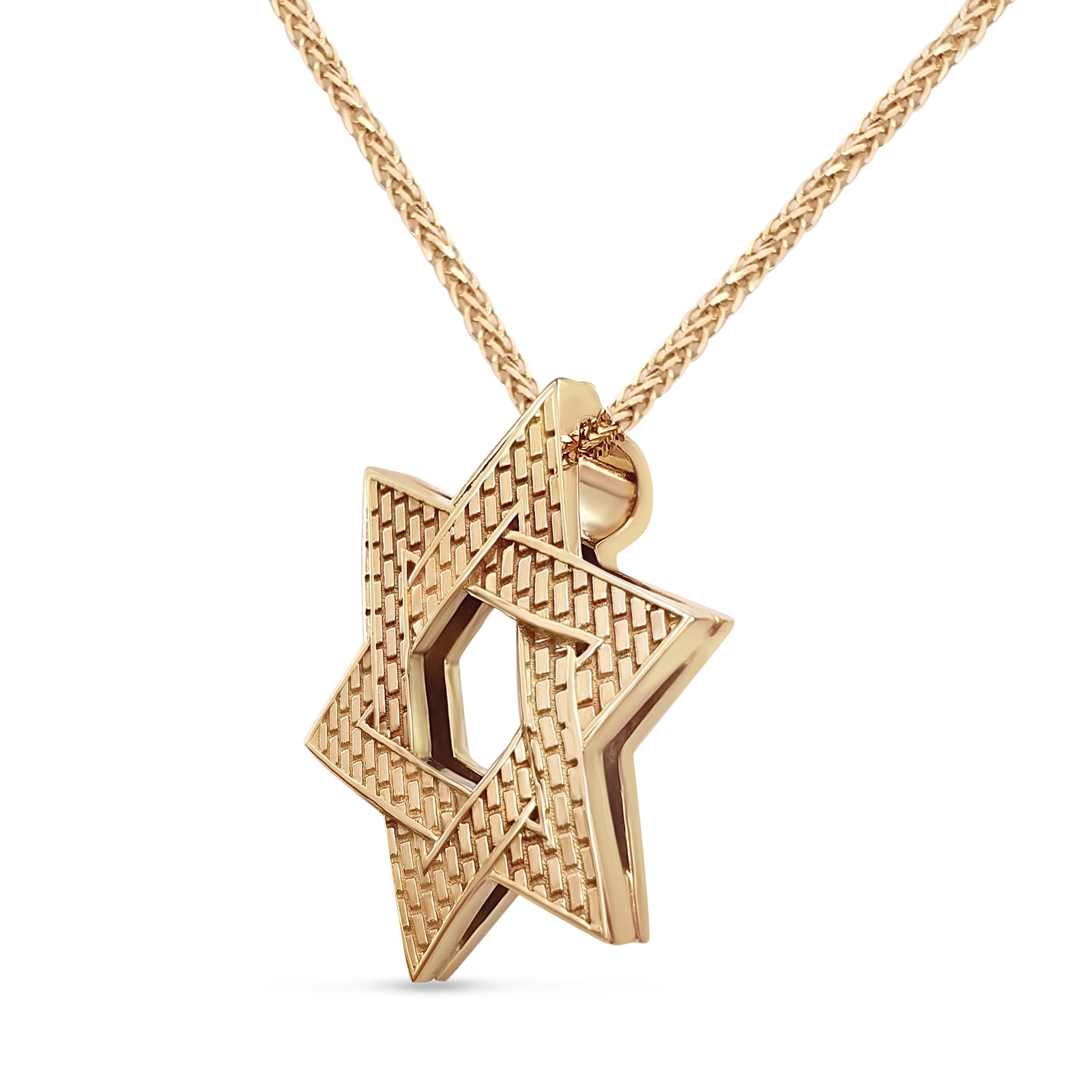 Star of David Gold 14k Necklace