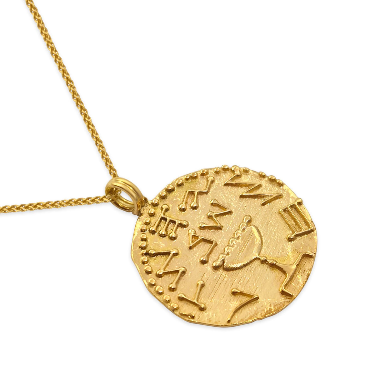 Half Shekel Coin Pendant Double-Sided