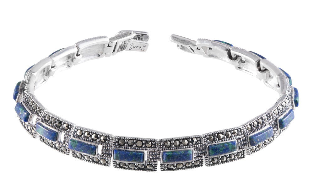 Silver Eilat Stone Bracelet