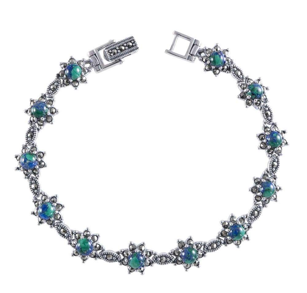 Silver Eilat Stone Bracelet