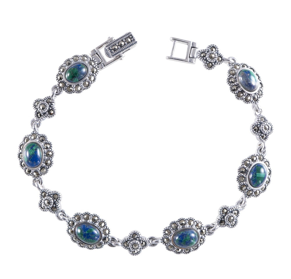 Silver Eilat Stone Bracelet