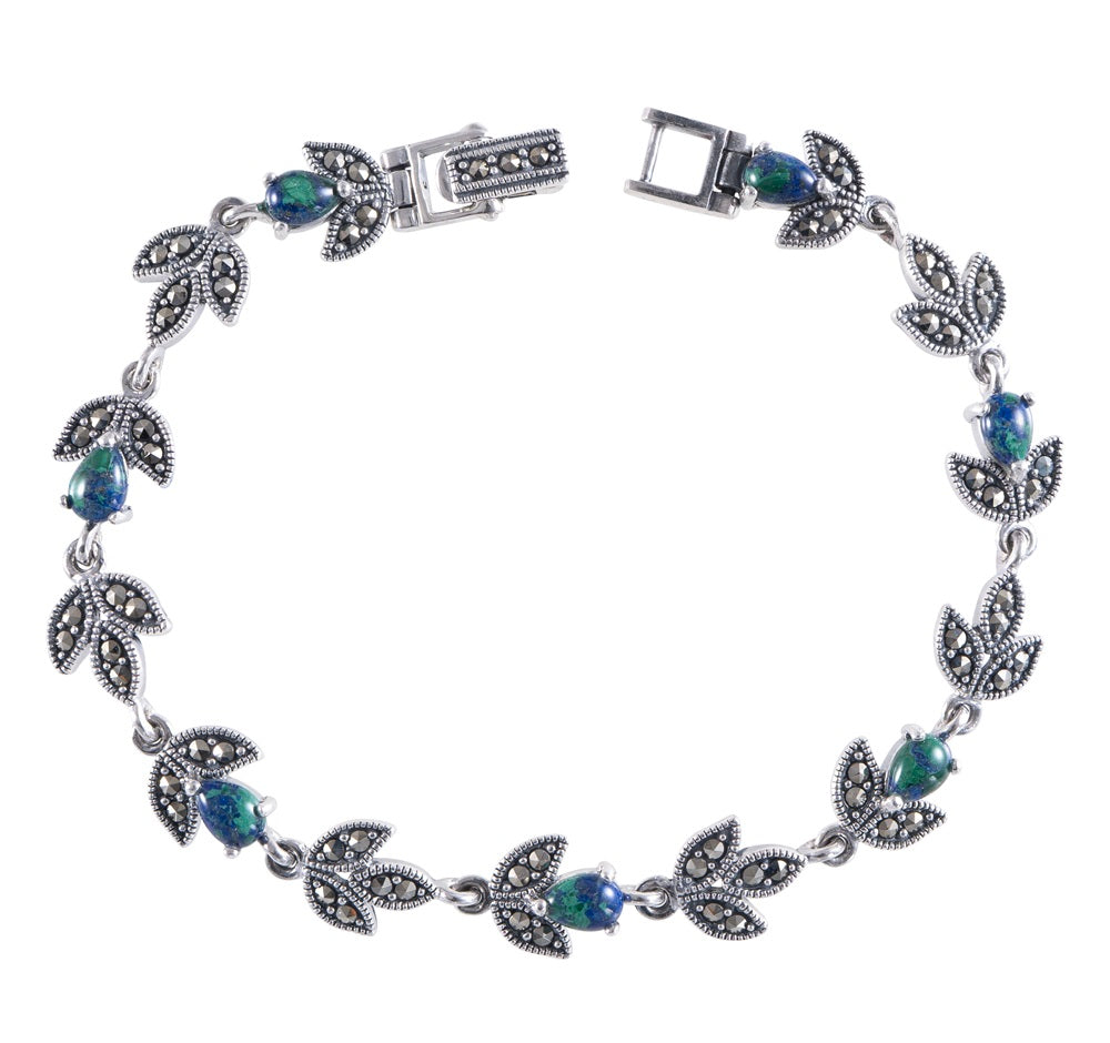 Silver Eilat Stone Bracelet