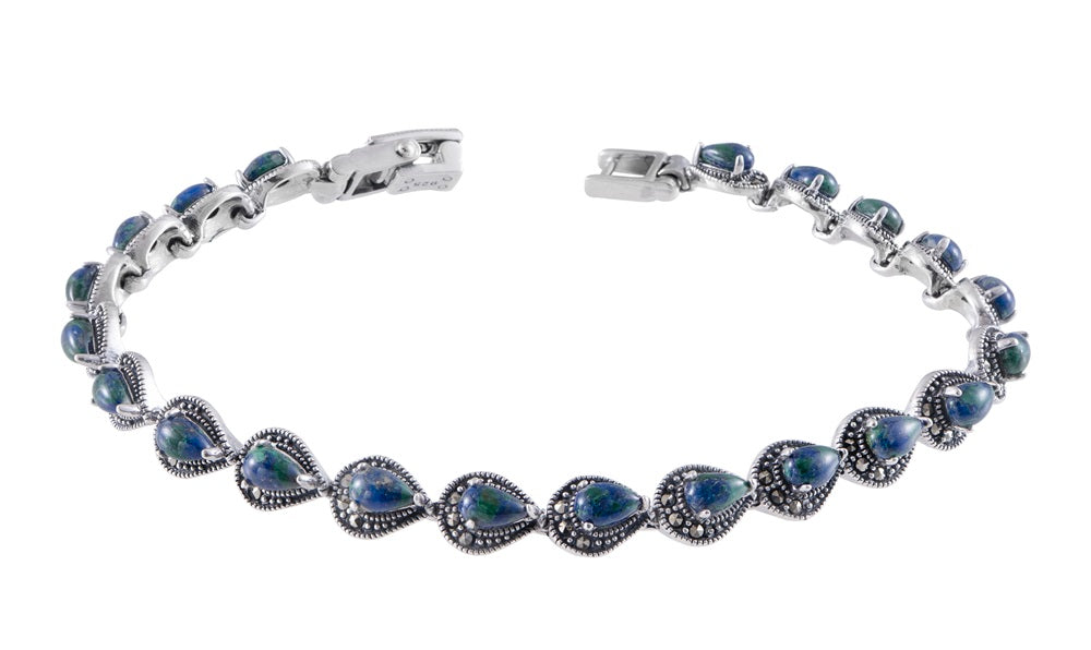 Silver Eilat Stone Bracelet