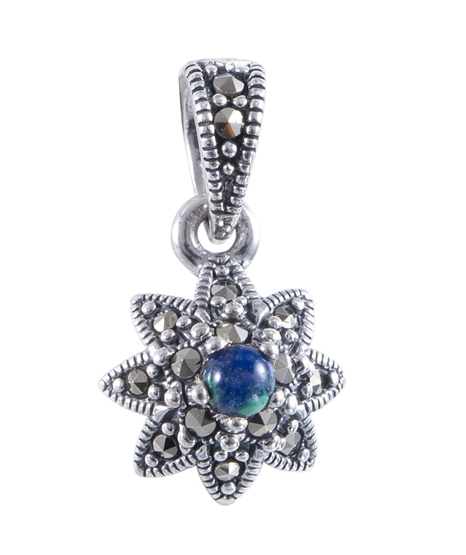 Silver Eilat Stone Pendant