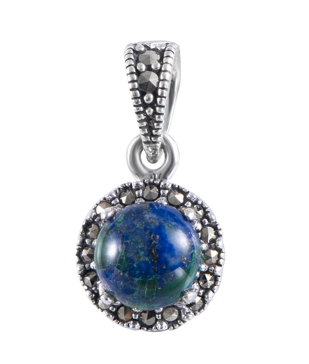 Silver Eilat Stone Pendant