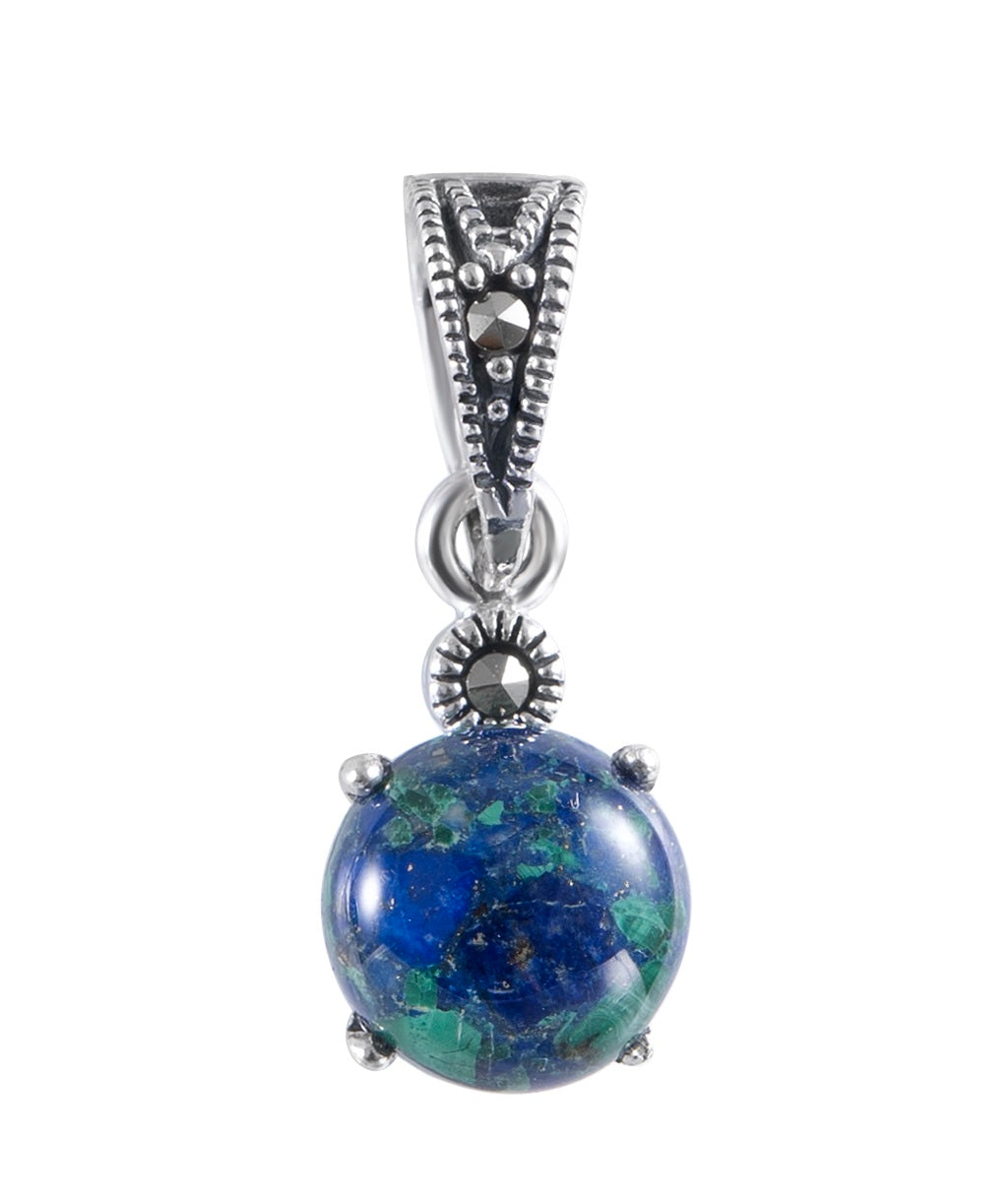 Silver Eilat Stone Pendant