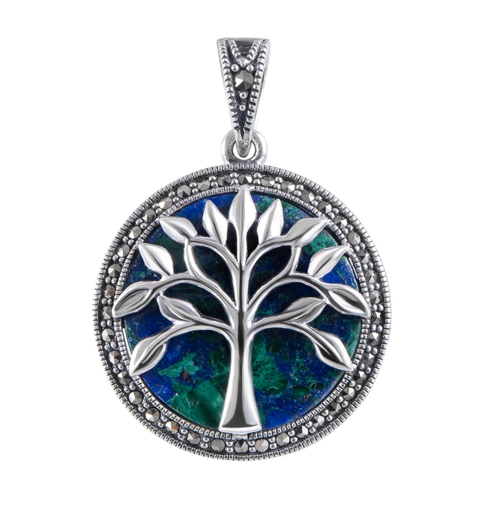 Silver Eilat Stone Pendant