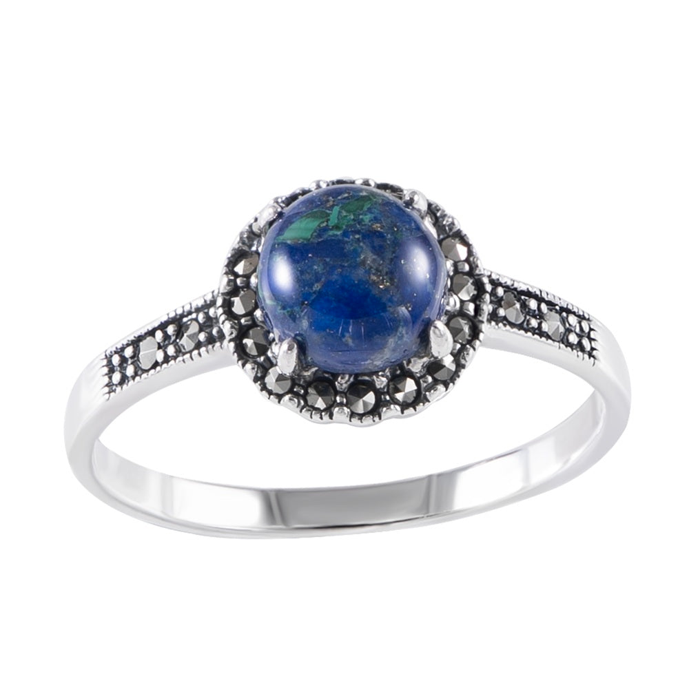 Silver Eilat Stone Ring