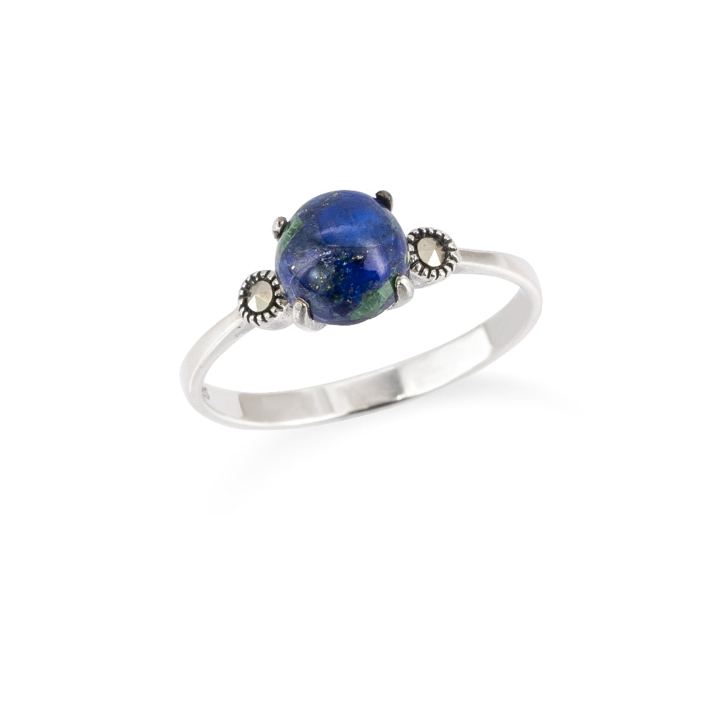 Silver Eilat Stone Ring