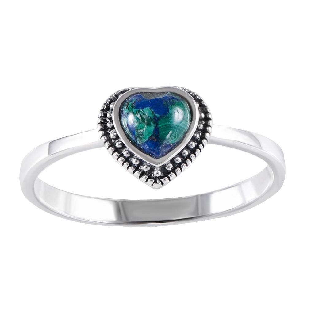 Silver Eilat Stone Ring