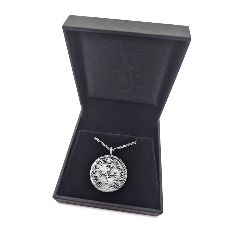 Half Shekel Coin Pendant Double-Sided Authentic Replica