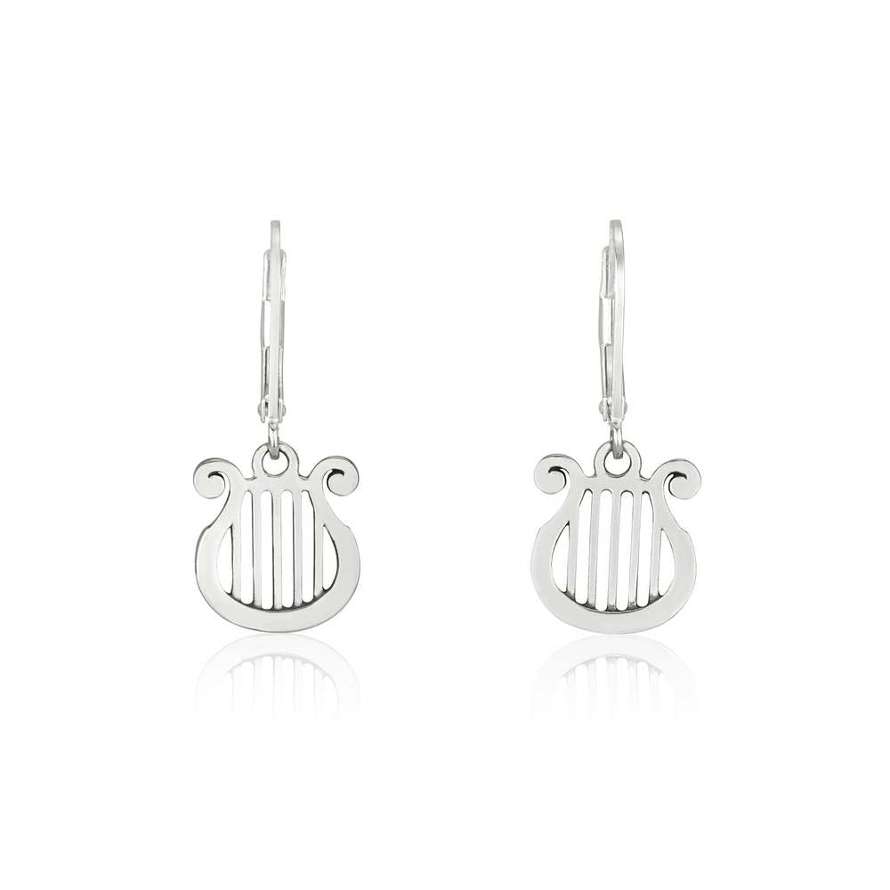 Harp of David Earrings