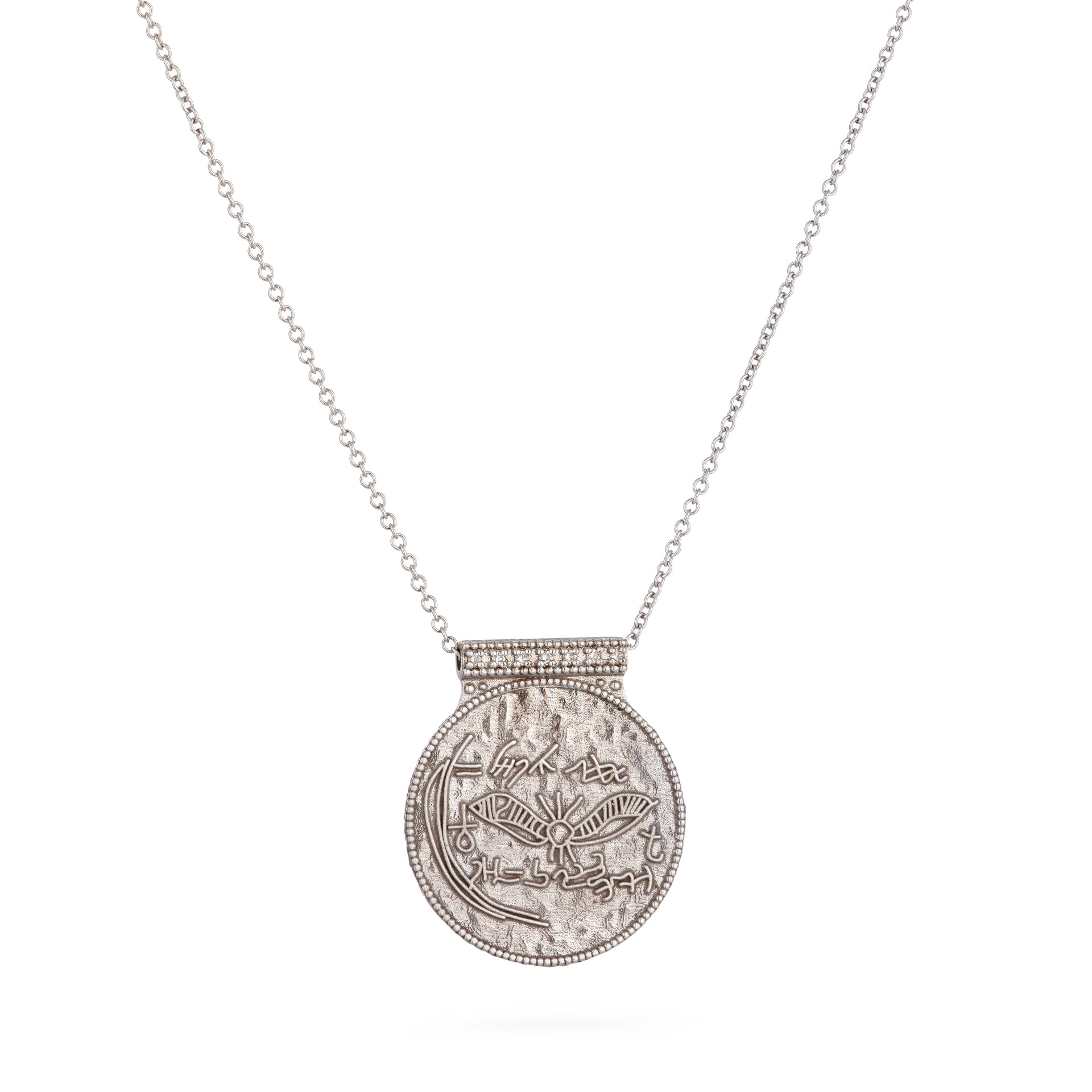 Hezekiah White Gold Necklace