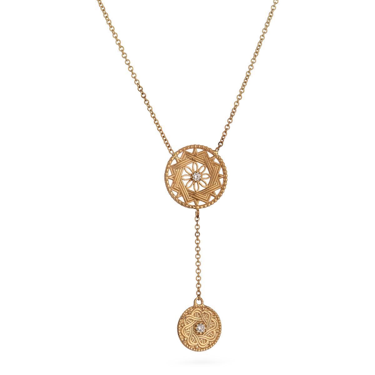 Menorah Treasure 14K Gold Necklace