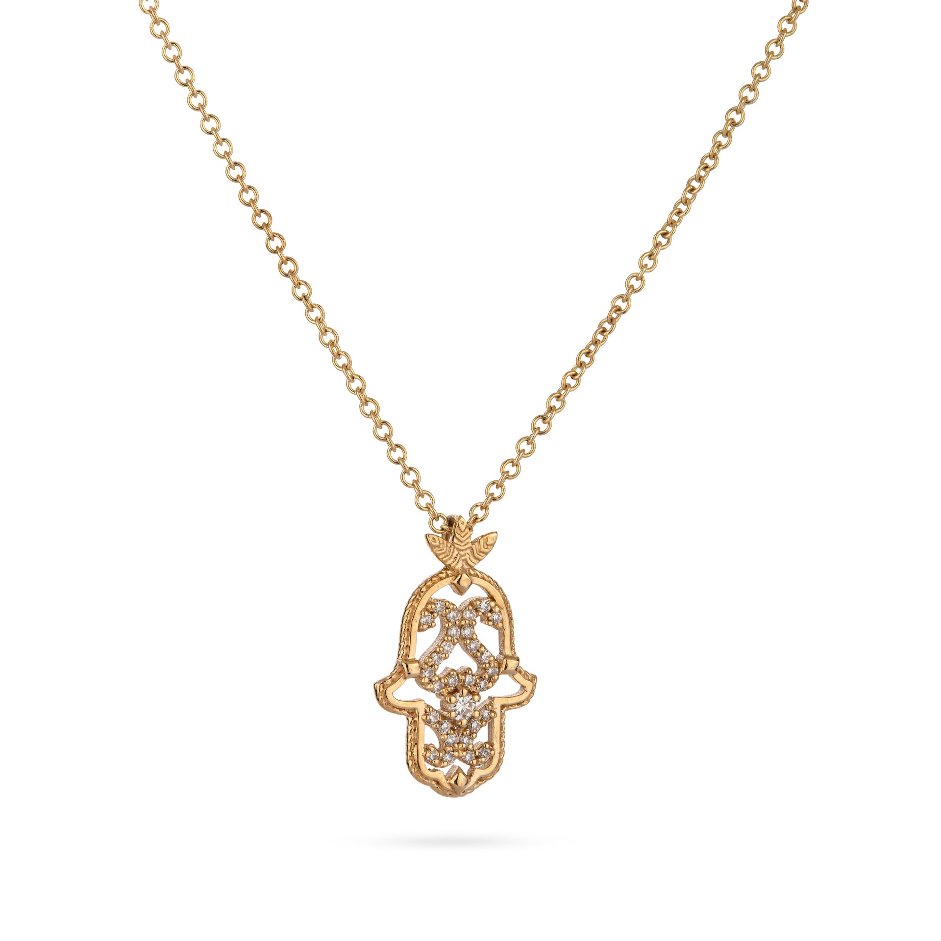 Gold Hamsa Necklace