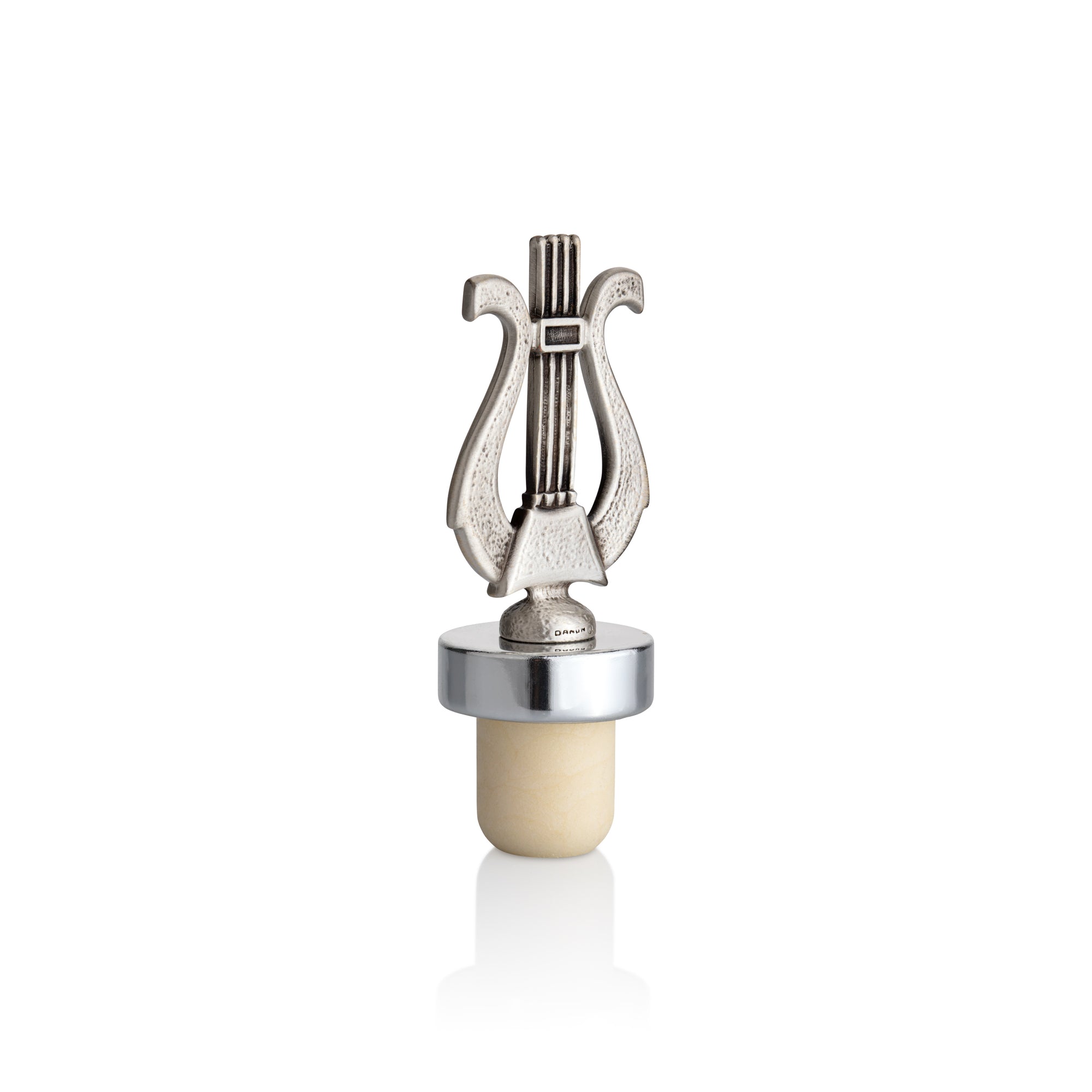 City of David Harp Cork Wine Bottle Stopper