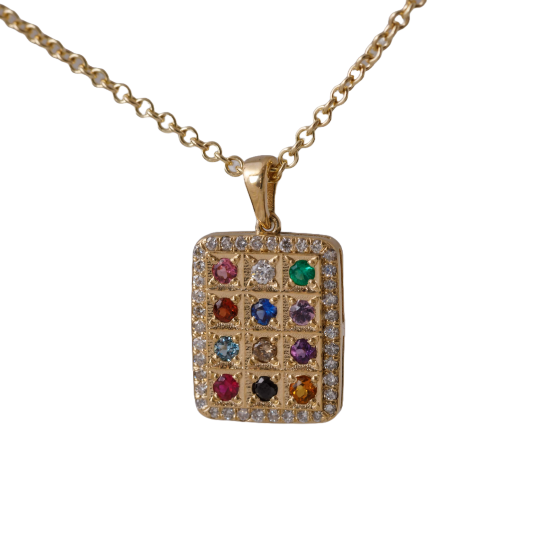 14k Gold Hoshen Necklace