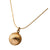 14K Gold Bell Necklace