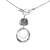 Pure for God Silver Hoop Necklace