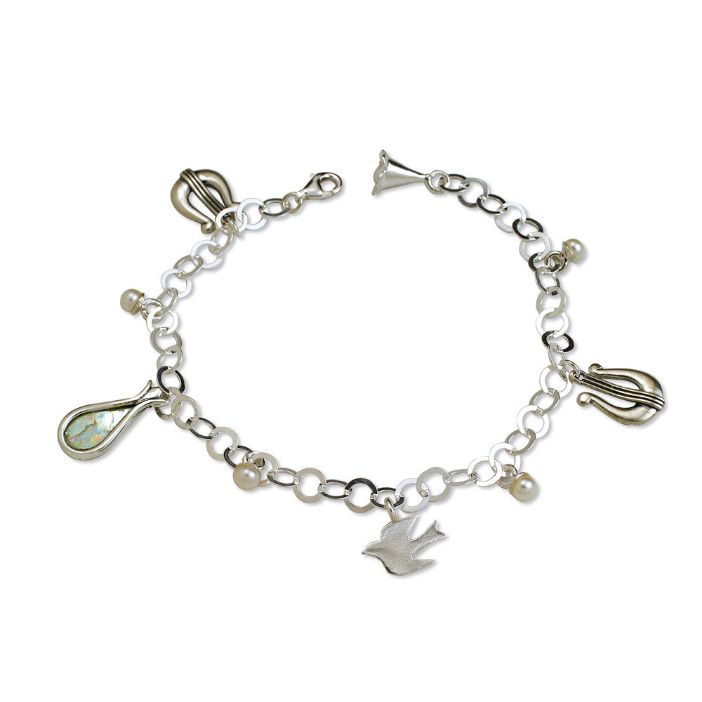 Sterling Silver Charm Bracelet