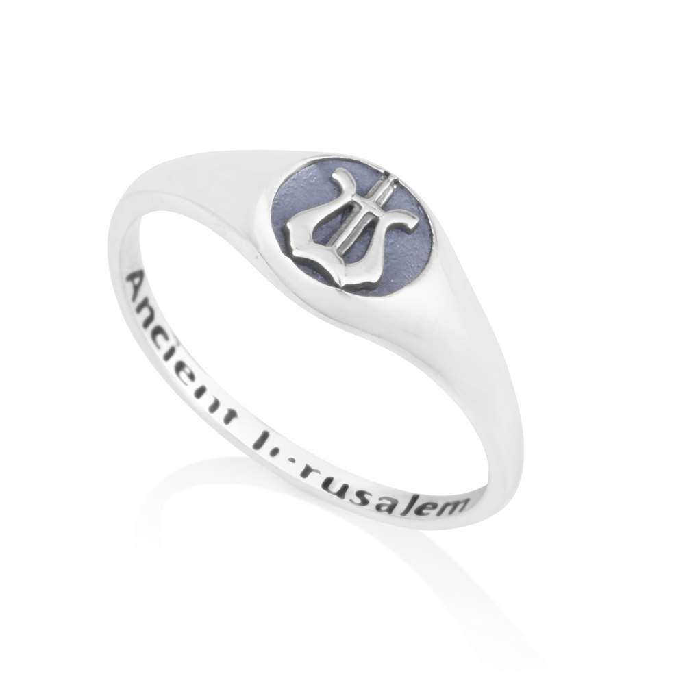 DAVID'S HARP COIN RING