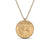 Menorah Medallion 14K Gold Necklace